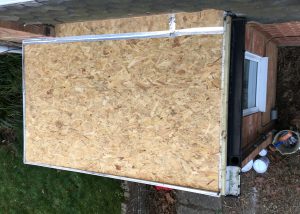 Porch renewal edpm roof