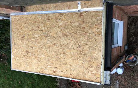 Porch renewal edpm roof