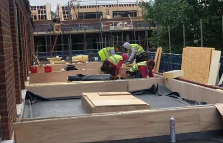 EPDM Rubber Roofs being installed in Cambridge today